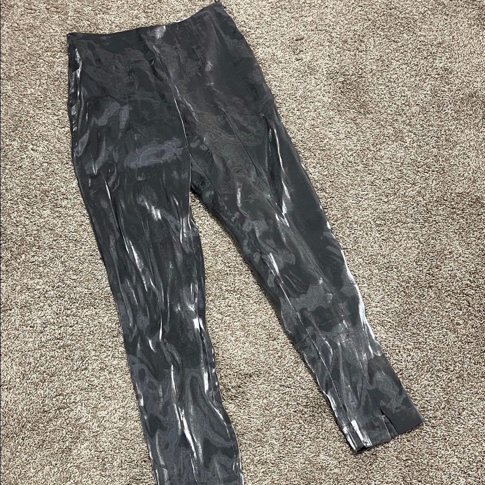 Current/Elliott Shiny Gray Pants